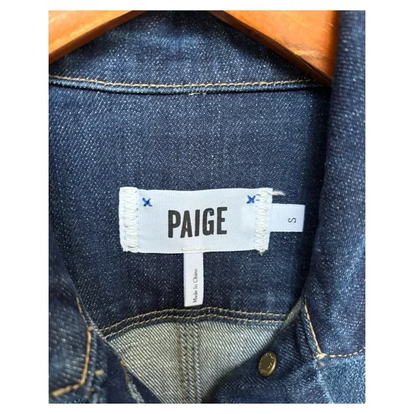 NWOT Anthropologie PAIGE Rowan Denim Jacket in VerucaSize Small
